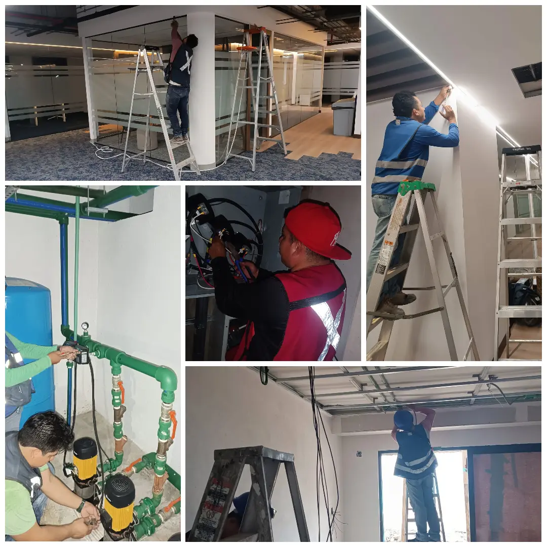 Quiénes somos trabajando plomeria y electricidad en San Juan del Río Qro